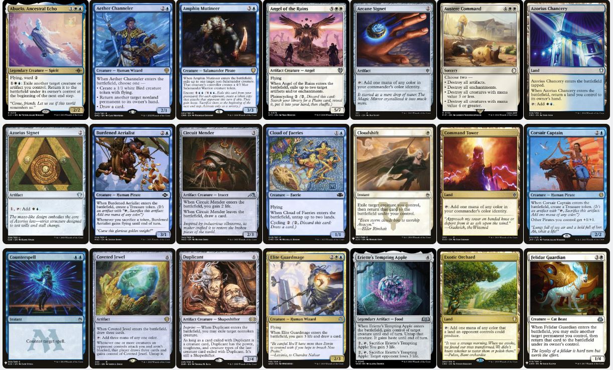 Blink Value - Abdel Adrian, Gorion's Ward - Custom Commander Deck