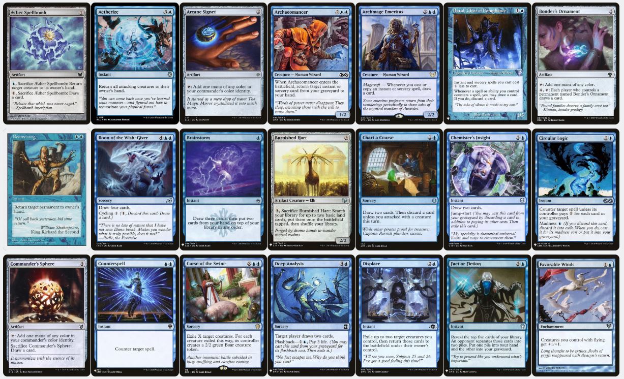 Spellslinger Drake Swarm - Talrand, Sky Summoner - Custom Commander Deck