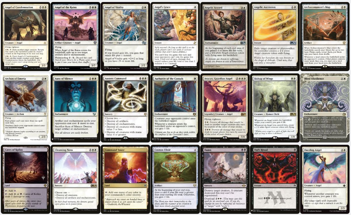 Angelic Taxation & Life Gain - Liesa, Shroud of Dusk - Custom Commander Deck