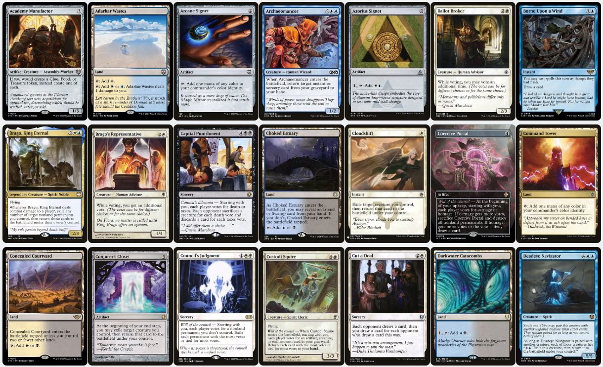 Politics - Tivit, Seller of Secrets - Custom Commander Deck