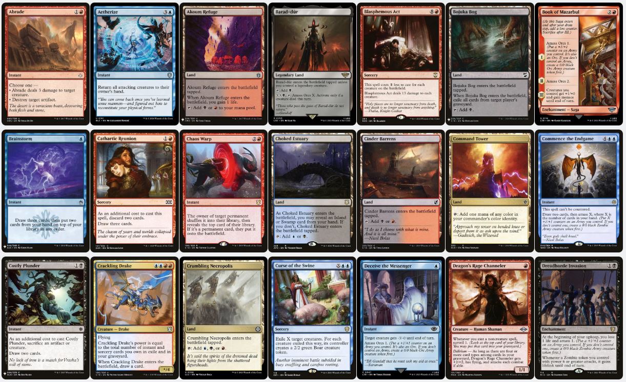 Orc Army & Spell-Slinging Power - Saruman, the White Hand - Custom EDH Commander Deck