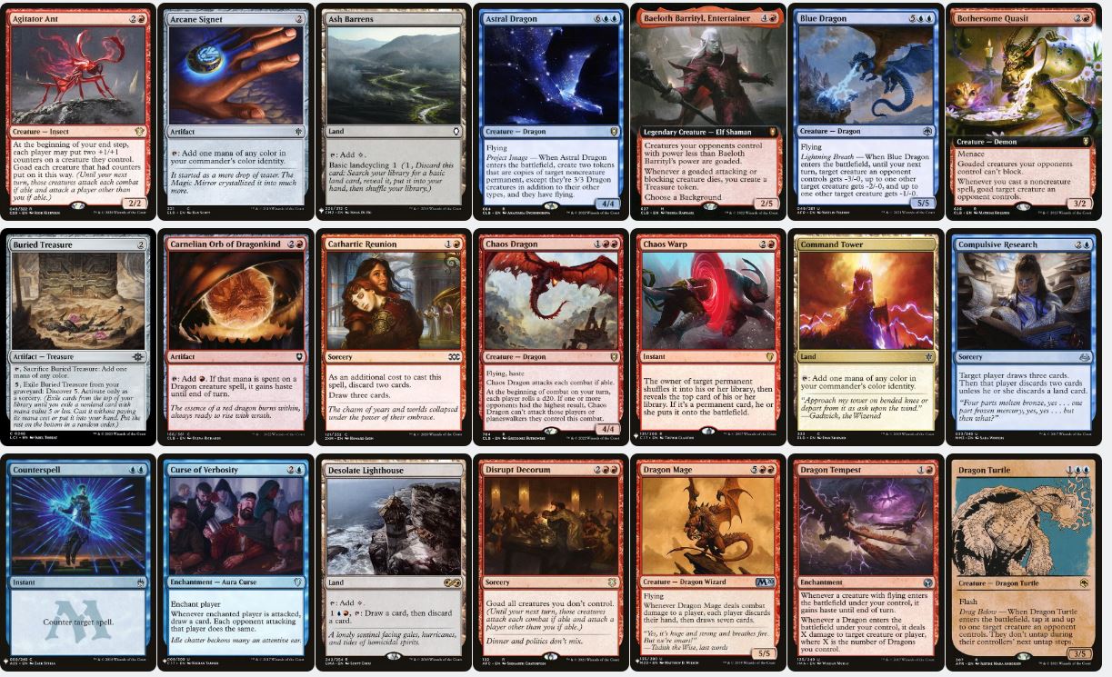 Goad and Dragon Control - Firkraag, Cunning Instigator - Custom Commander Deck