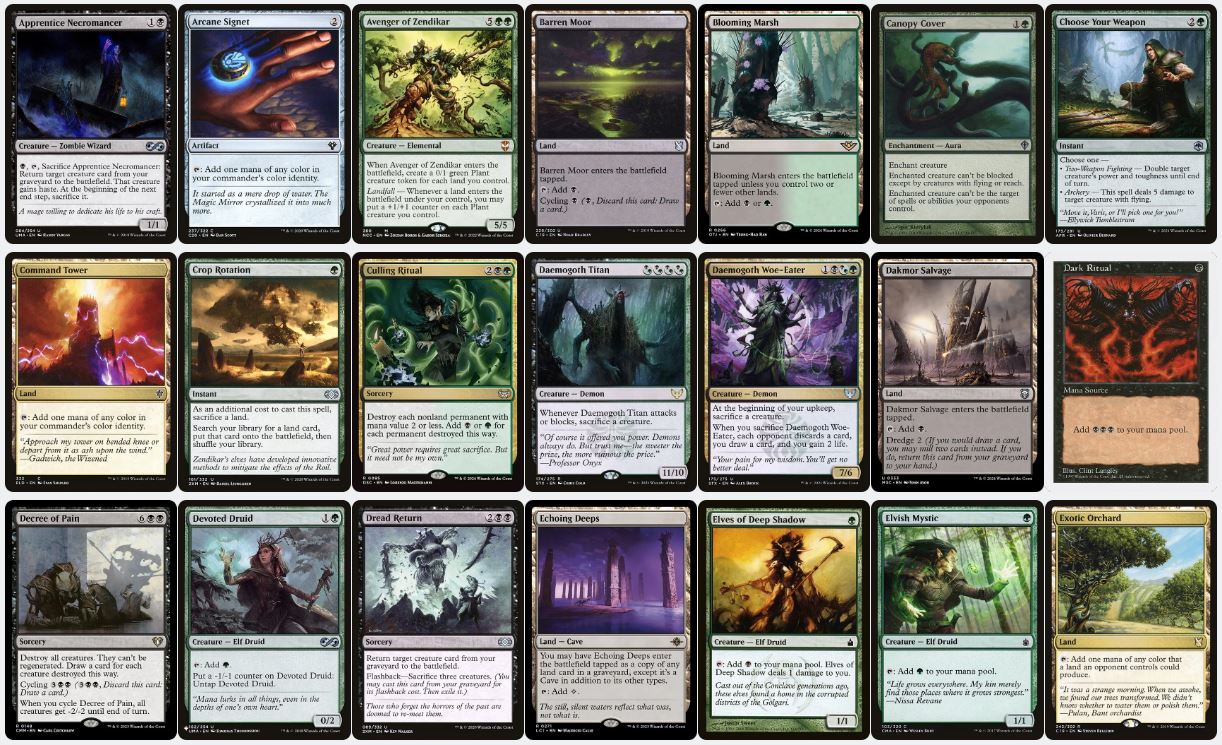 Land Synergies & Saddle Combos - The Gitrog, Ravenous Ride - Custom Commander Deck