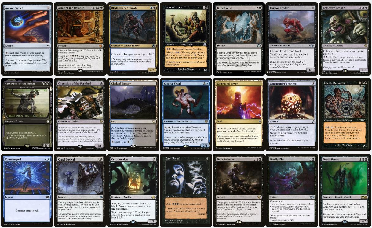 Endless Horde - Gisa and Geralf - Custom EDH Commander Deck