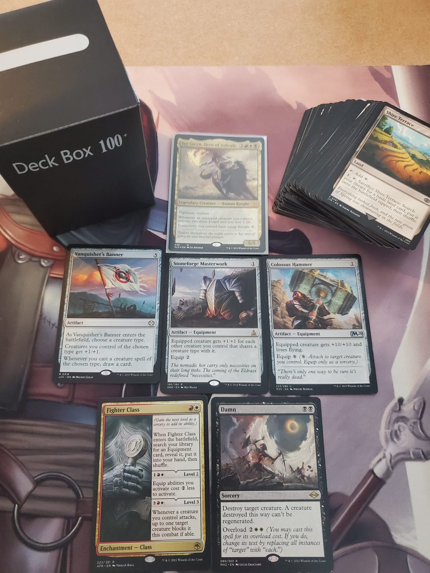 Knights & Free Equipment Power - Syr Gwyn, Hero of Ashvale - Custom EDH Commander Deck Knights Tribal