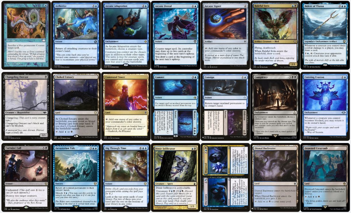 Ninjutsu & Stealth Tactics - Yuriko the Tigers Shadow - Custom EDH Commander Deck