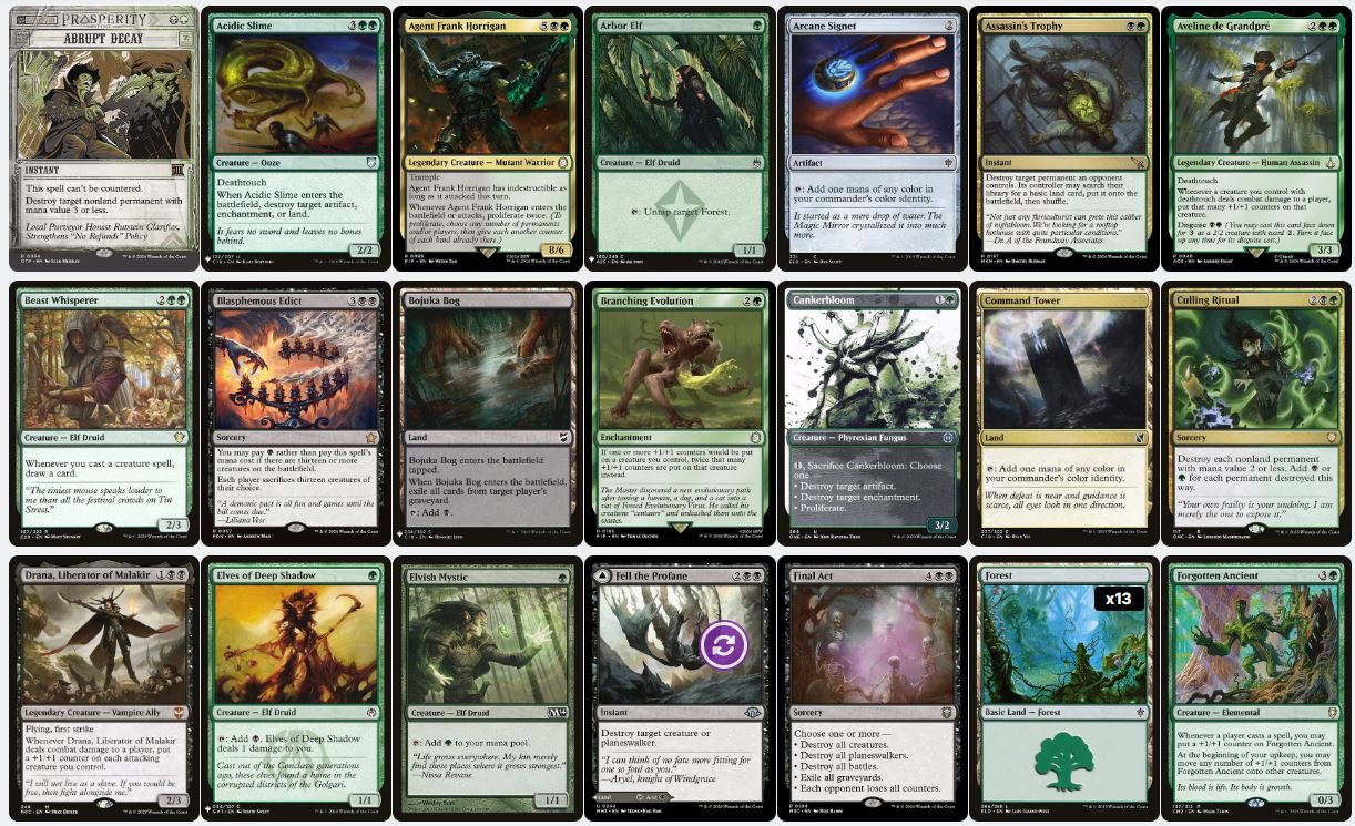 Legends, Loyalty & Betrayal - Cleopatra, Exiled Pharaoh - Custom Commander Deck