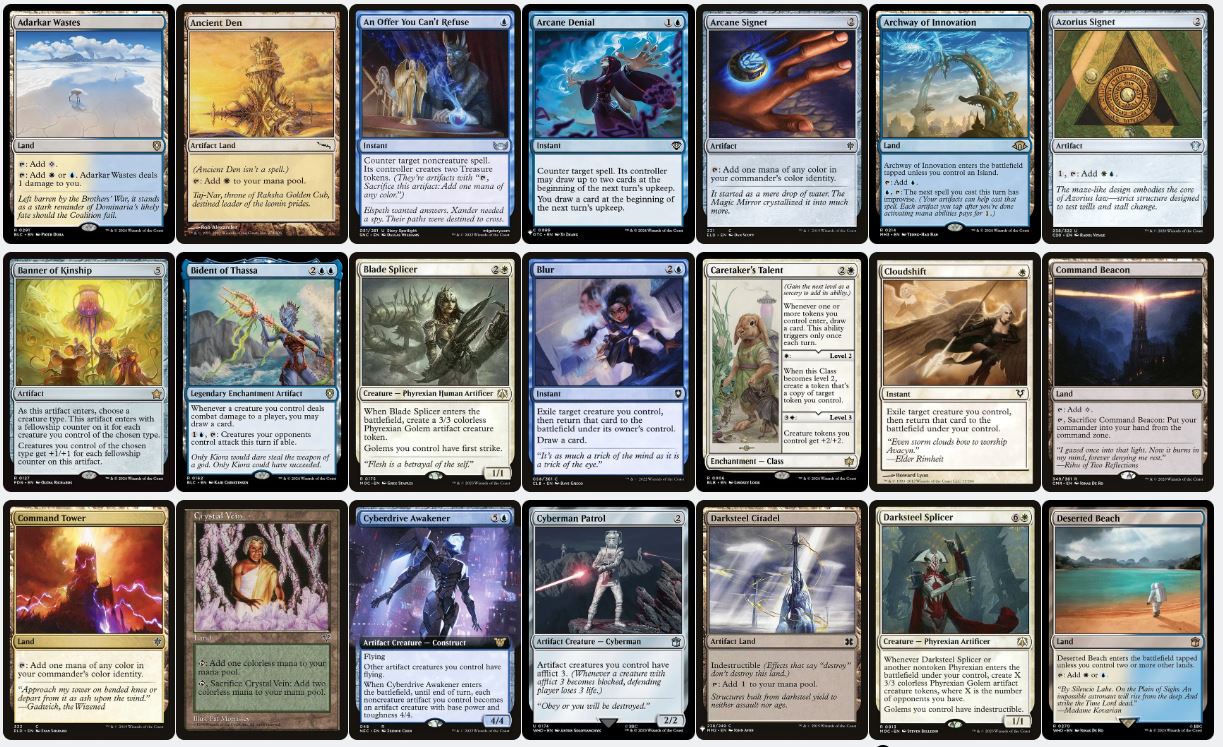 Flicker Golem Token Deck - Malcator, Purity Overseer - Custom Commander Deck
