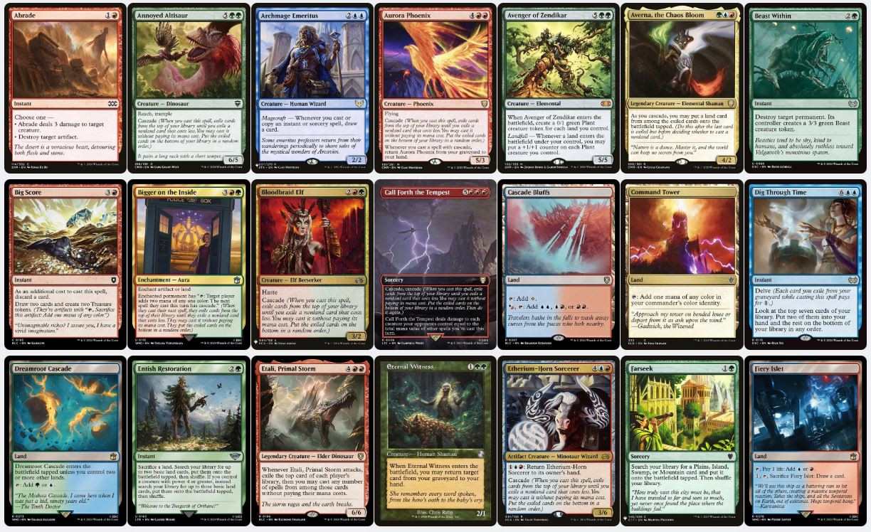 Cascade Chaos - Maelstrom Wanderer - Custom Commander Deck