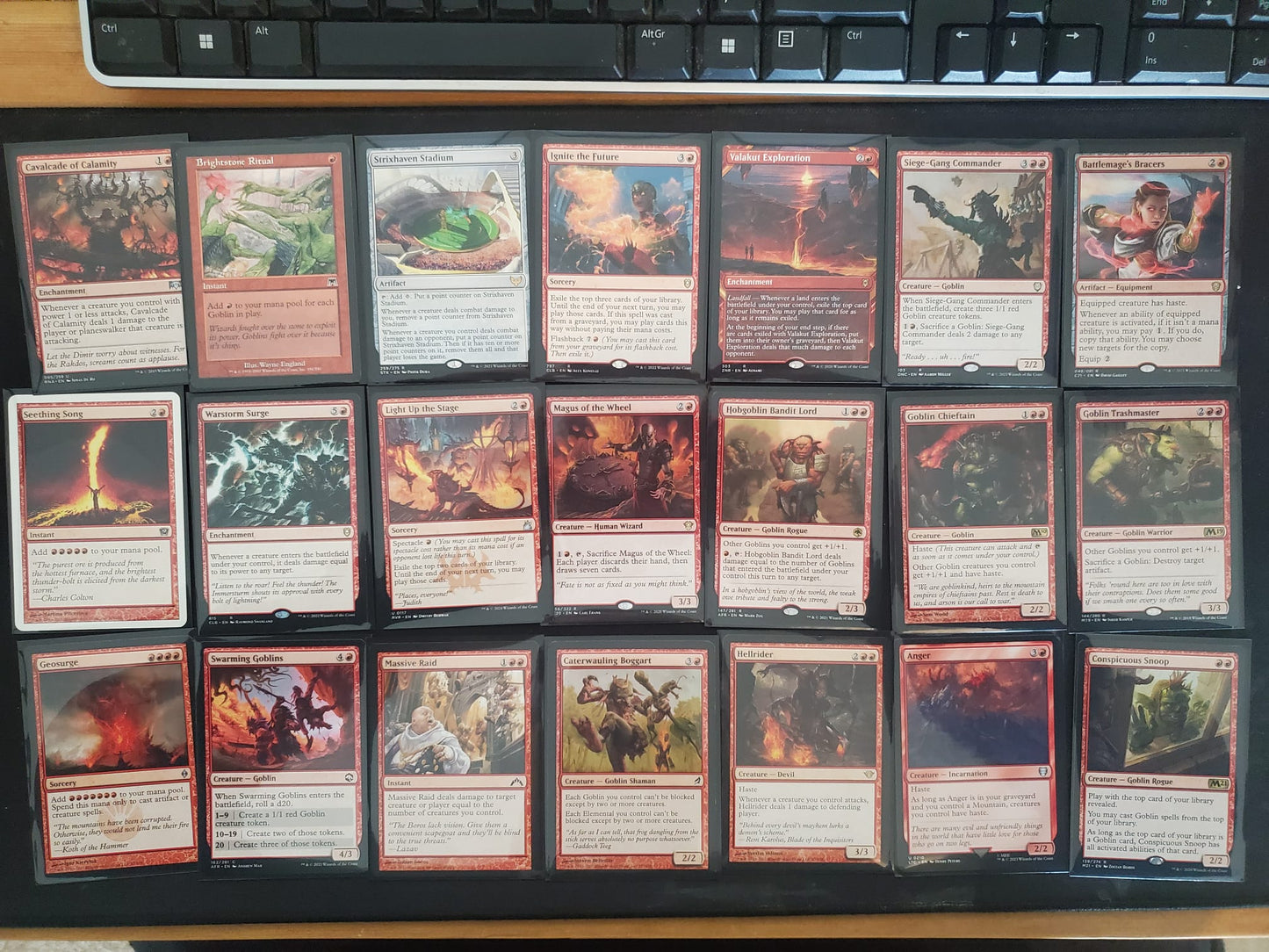 Goblin Swarm & Anthem Fury - Krenko, Mob Boss - Custom EDH Commander Deck