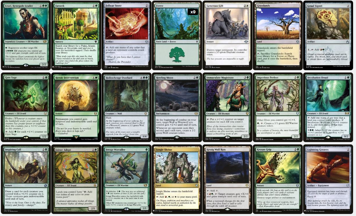 Wolfpack Tactics - Voja, Jaws of the Conclave - Custom Commander Deck