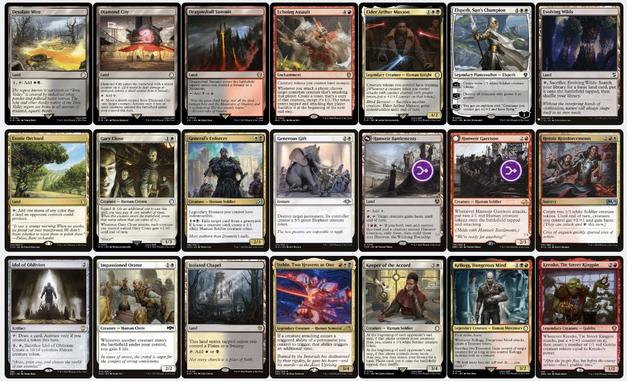 Ruthless War Tactics - Caesar, Legion's Emperor - Custom Commander Deck