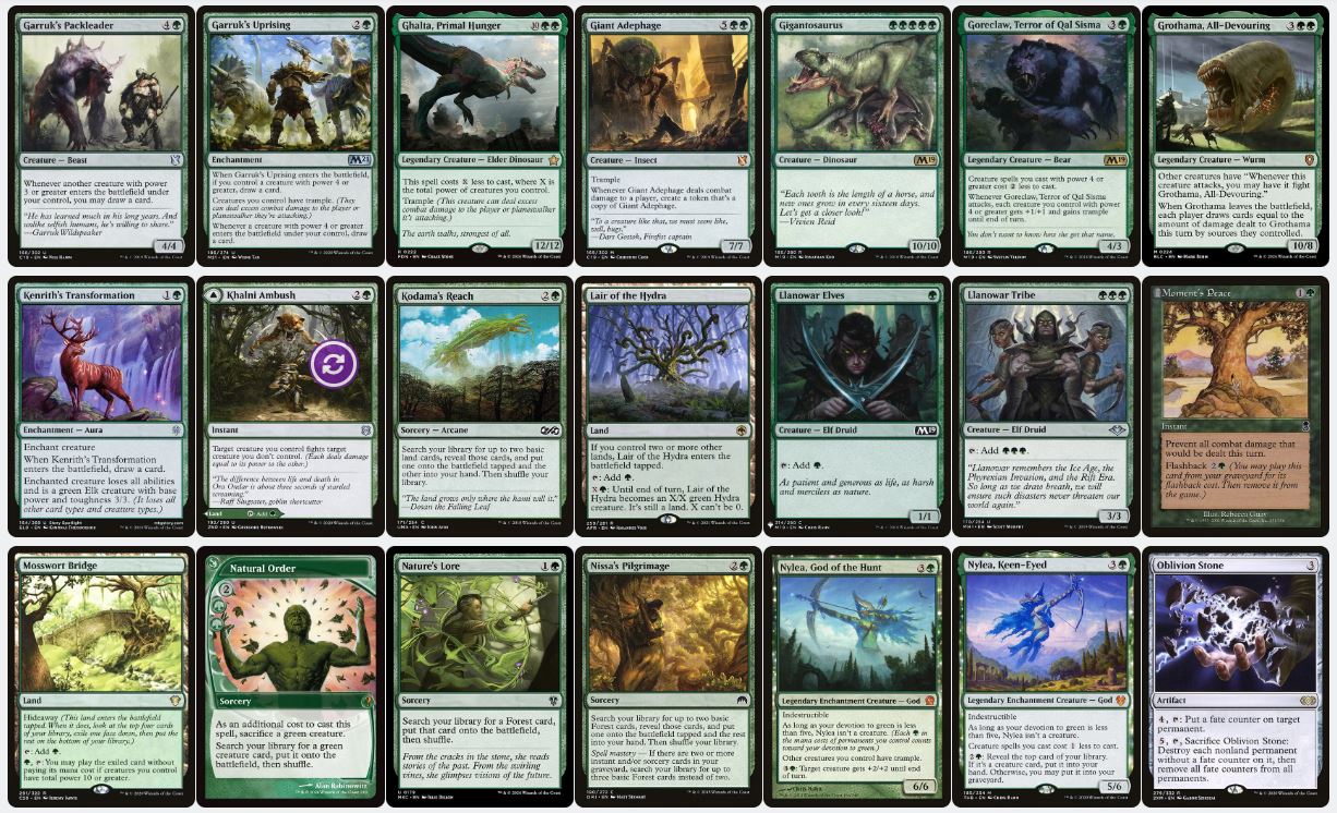 Ramp & Big Creatures - Selvala, Heart of the Wilds - Custom Commander Deck