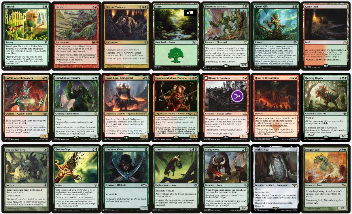 Multi-Combat Rampage - Anzrag, the Quake-Mole - Custom Commander Deck