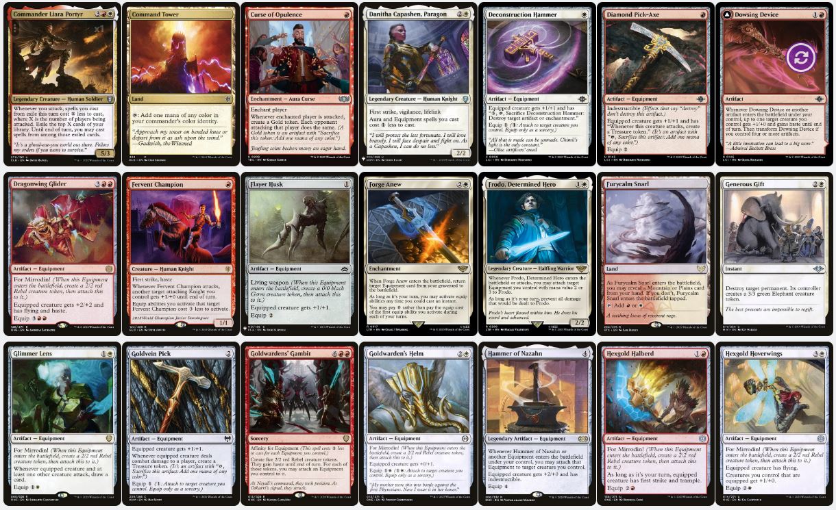 Nahiri, Forged in Fury - Custom Commander Deck