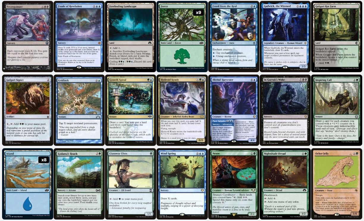X-Spells, Big Mana & Hydra - Zaxara, the Exemplary - Custom Commander Deck