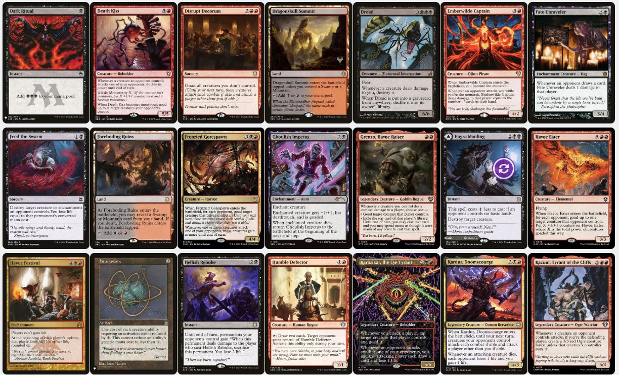 Chaos, Politics & Punishment - Xantcha, Sleeper Agent - Custom Commander Deck