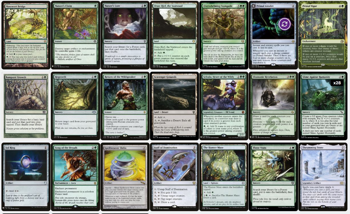 Slime Against Humanity - Aeve, Progenitor Ooze - Custom EDH Commander Deck