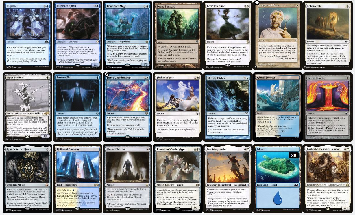 Flicker Golem Token Deck - Malcator, Purity Overseer - Custom Commander Deck