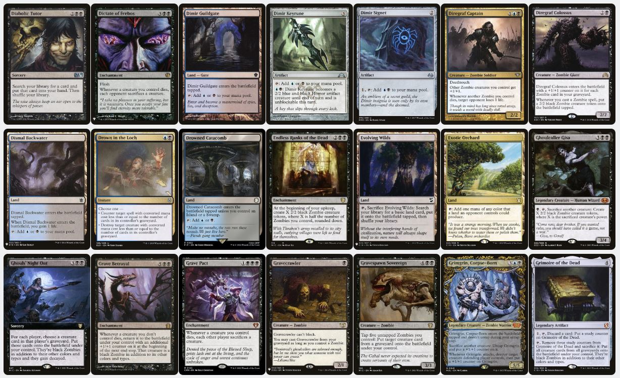 Endless Horde - Gisa and Geralf - Custom EDH Commander Deck