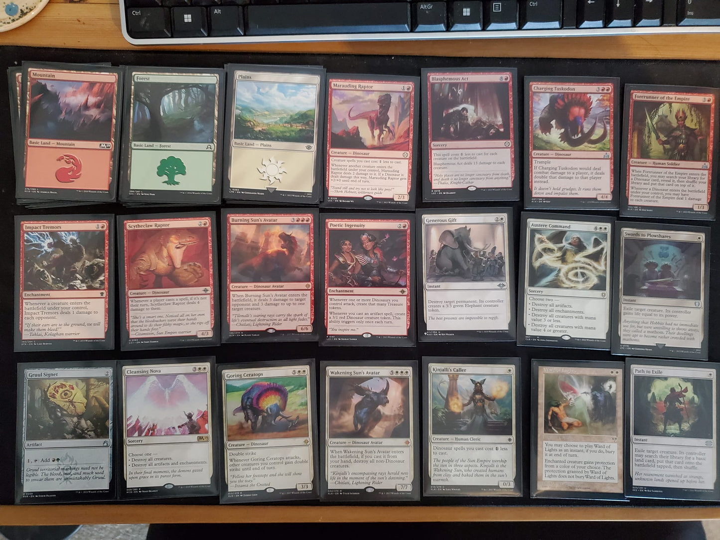 Dinosaur Ramp & Smash - Gishath, Sun's Avatar - Custom EDH Commander Deck