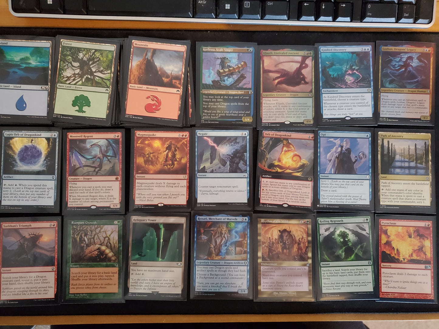 Dragon Copy Rampage - Miirym, Sentinel Wyrm - Custom EDH Commander Deck