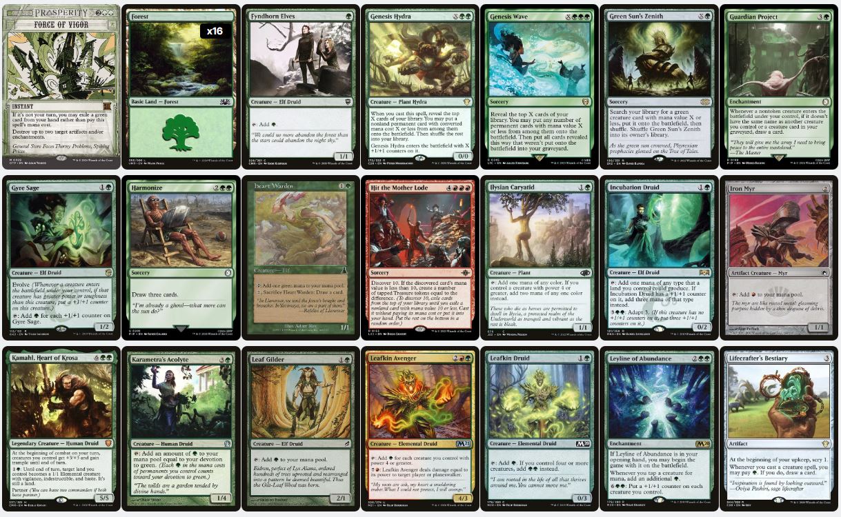 Mana Dorks & Overrun Aggression - Raggadragga, Goreguts Boss - Custom Commander Deck