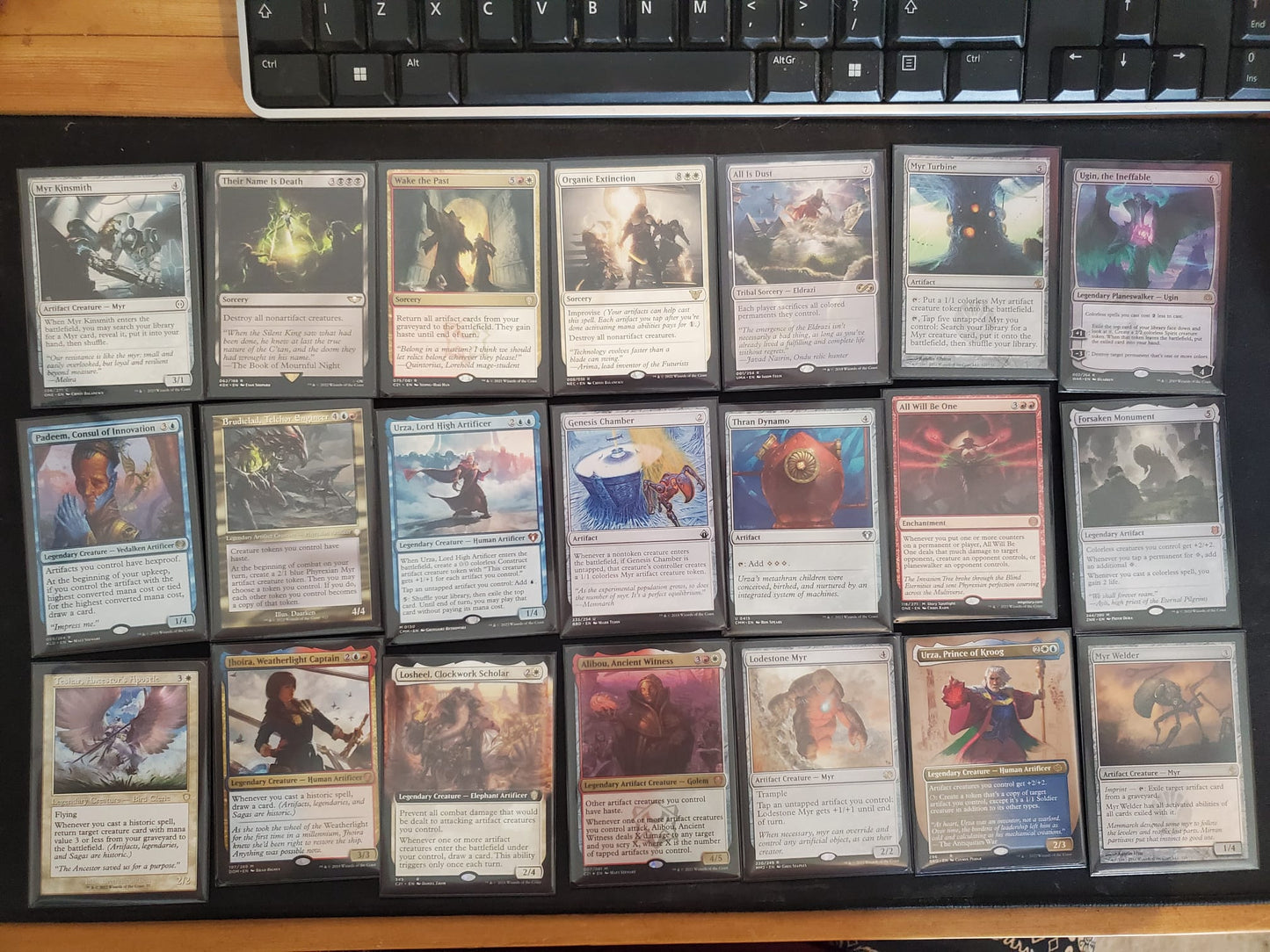 Myr Synergies & Artifact Might - Urtet, Remnant of Memnarch - Custom EDH Commander Deck
