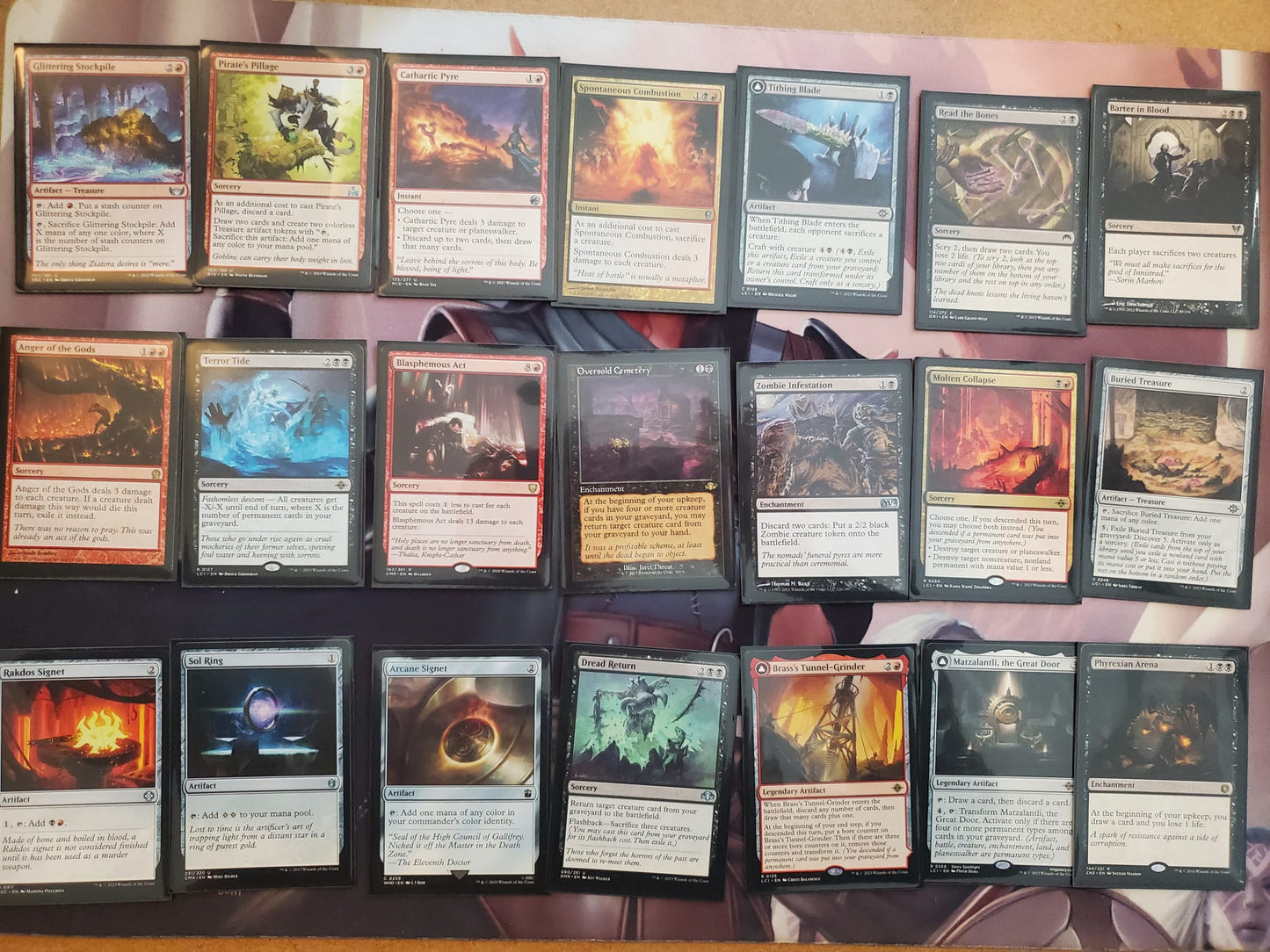 Sacrifice & Punishment - Zoyowa Lava-Tongue - Custom EDH Commander Deck