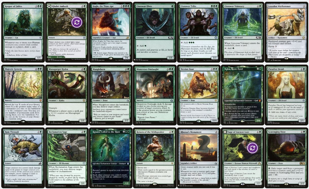 Stompy Ramp - Ghalta, Primal Hunger - Custom Commander Deck