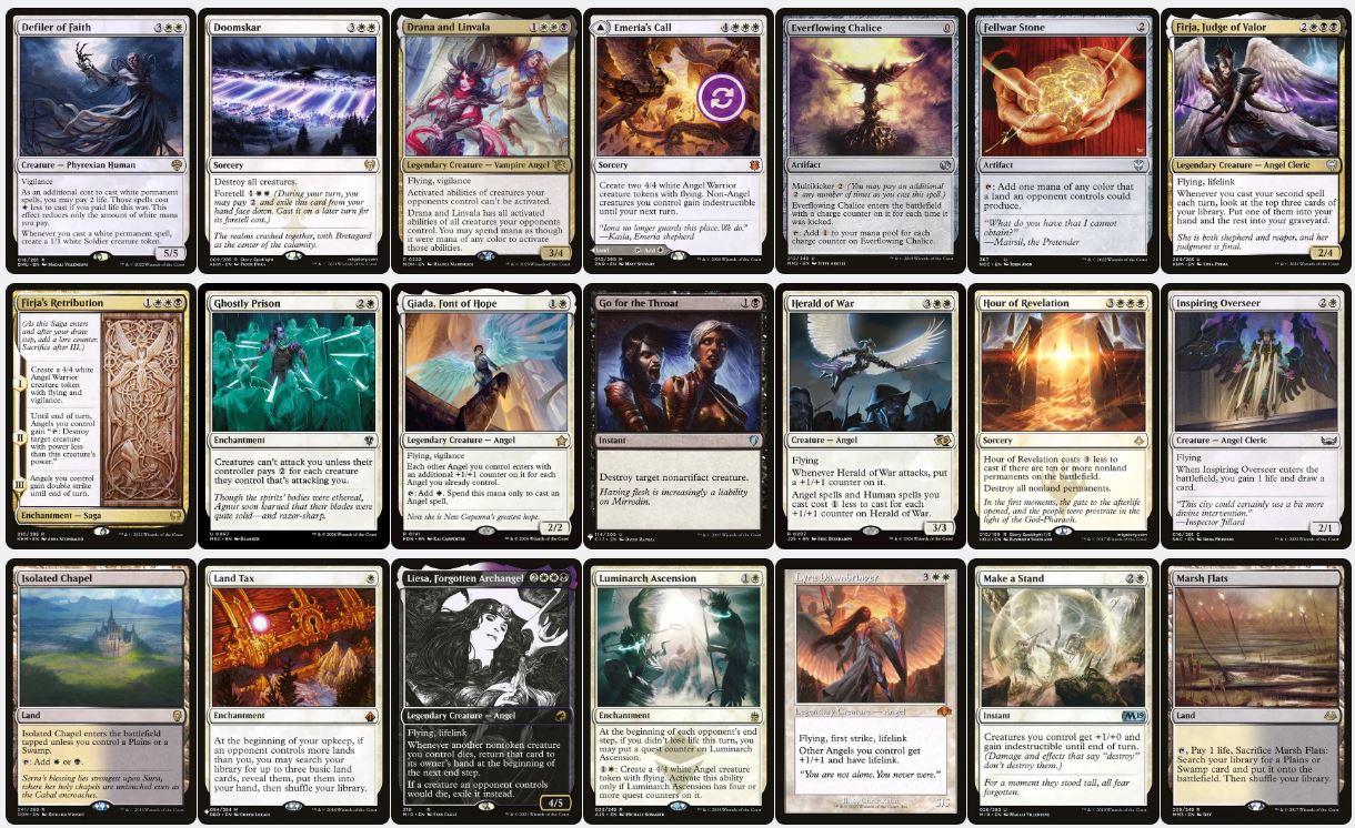 Angelic Taxation & Life Gain - Liesa, Shroud of Dusk - Custom Commander Deck