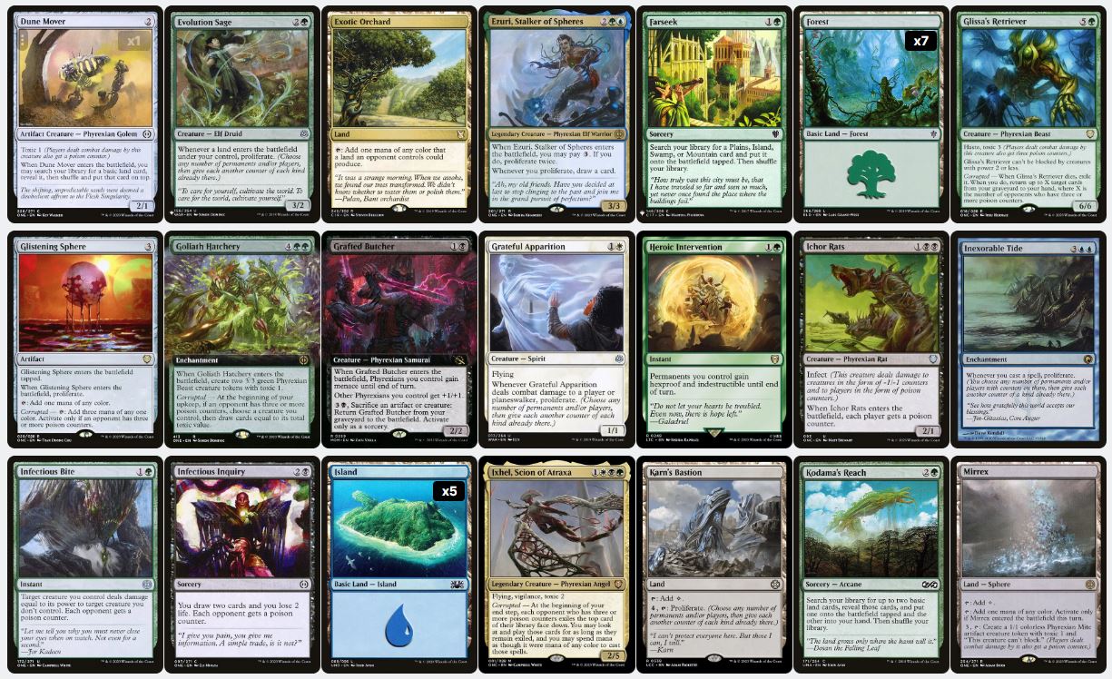 Proliferation & Control - Atraxa, Praetors' Voice - Custom Commander Deck