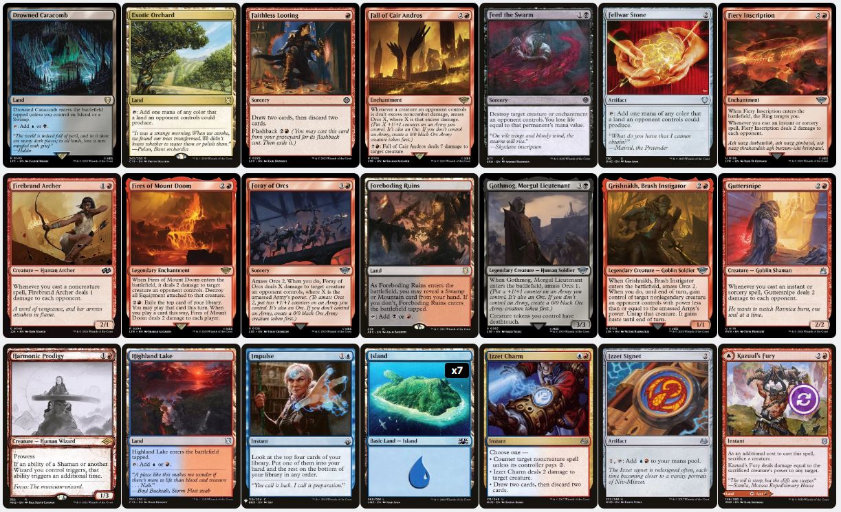 Orc Army & Spell-Slinging Power - Saruman, the White Hand - Custom EDH Commander Deck