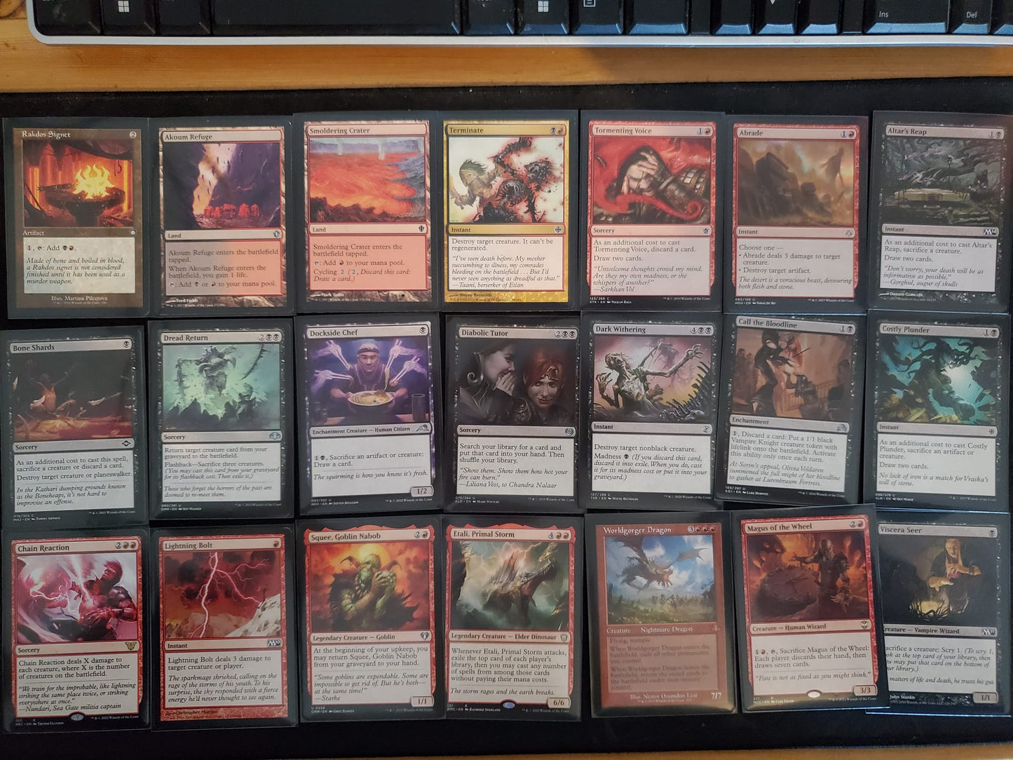 Rakdos Reanimation & Madness - Chainer, Nightmare Adept - Custom EDH Commander Deck