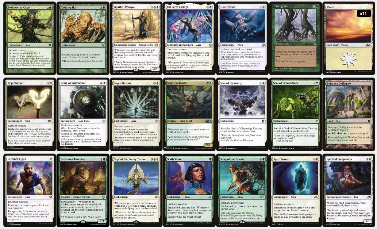 Enchantress Value & Token Synergy - Sythis, Harvest's Hand - Custom EDH Commander Deck