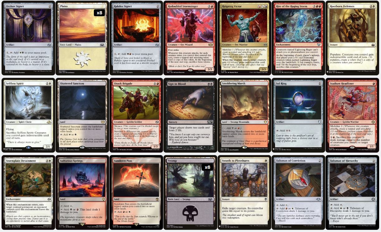 Combat Combo & Burn - Neriv, Heart of the Storm - Custom Commander Deck
