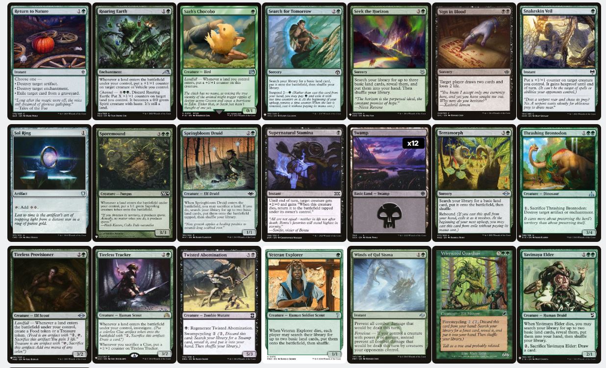 Old Man Willow - Custom Commander Deck