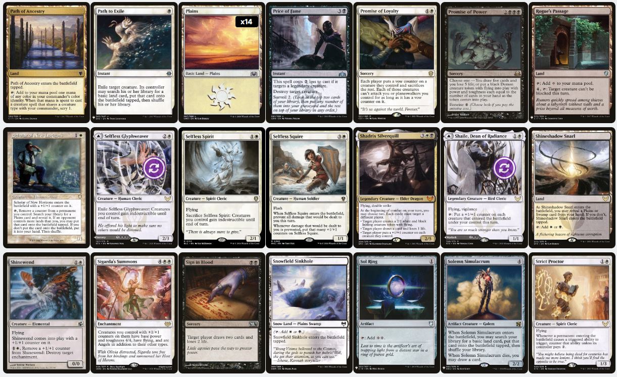 Political Advantage & Incremental Growth - Breena, the Demagogue - Custom Commander Deck