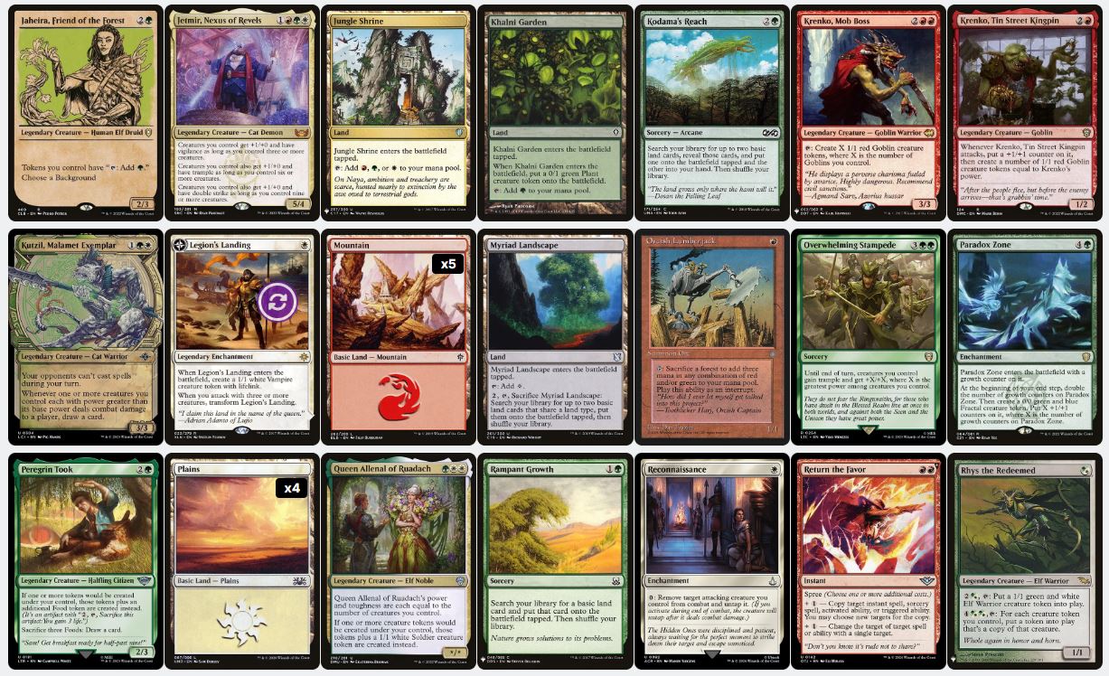 Token Engine & Big Swings - Baylen, the Haymaker - Custom Commander Deck