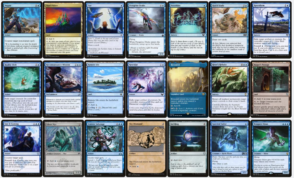 Spellslinger Drake Swarm - Talrand, Sky Summoner - Custom Commander Deck
