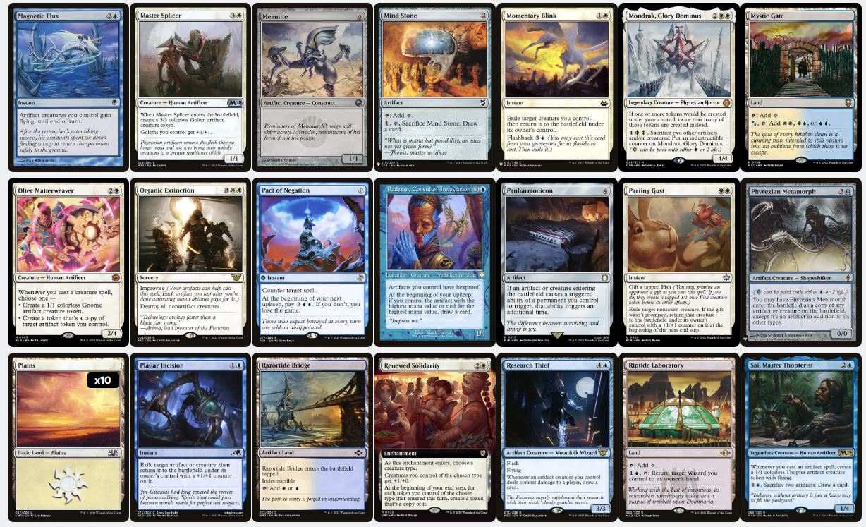 Flicker Golem Token Deck - Malcator, Purity Overseer - Custom Commander Deck