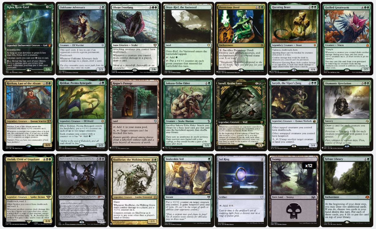 Legends, Loyalty & Betrayal - Cleopatra, Exiled Pharaoh - Custom Commander Deck