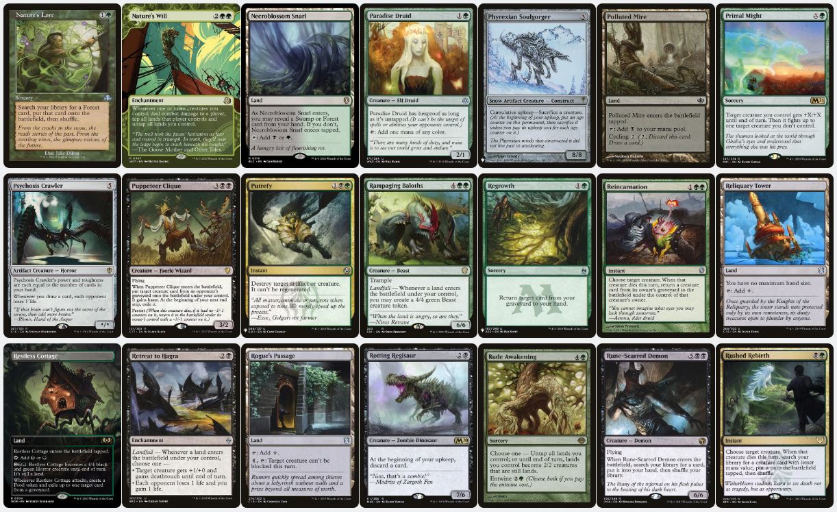 Land Synergies & Saddle Combos - The Gitrog, Ravenous Ride - Custom Commander Deck