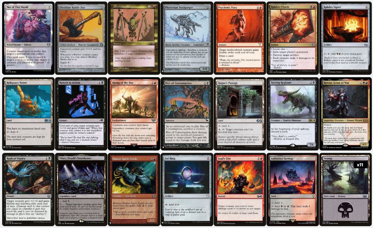 Sacrifice Combo Aggro - Greven, Predator Captain - Custom Commander Deck