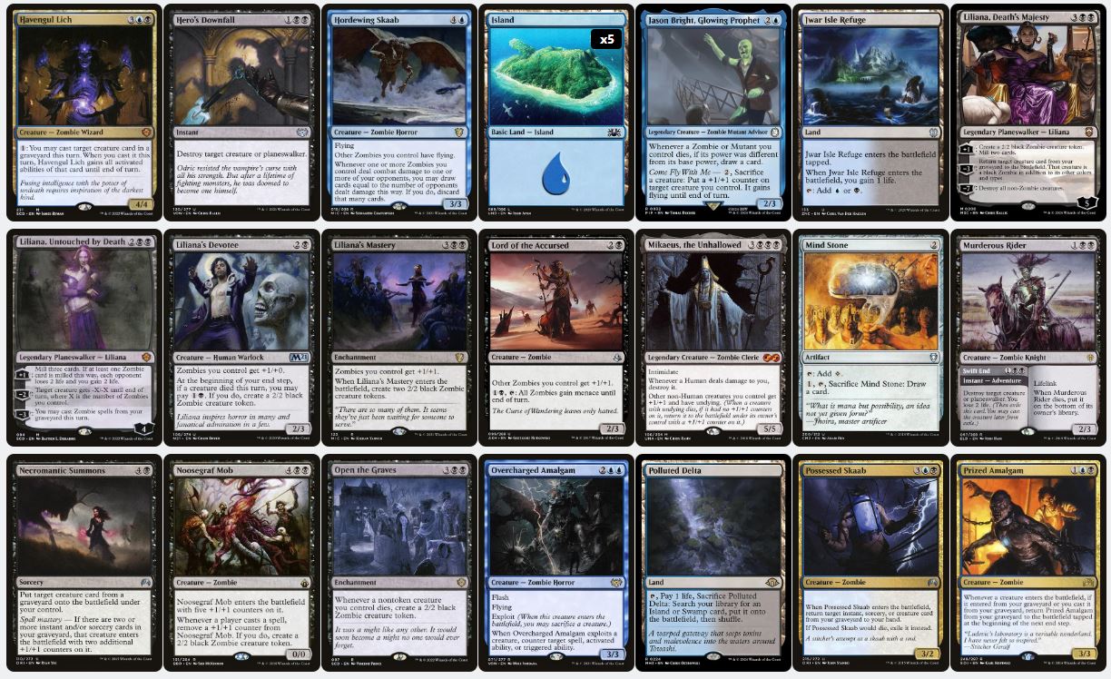 Endless Horde - Gisa and Geralf - Custom EDH Commander Deck