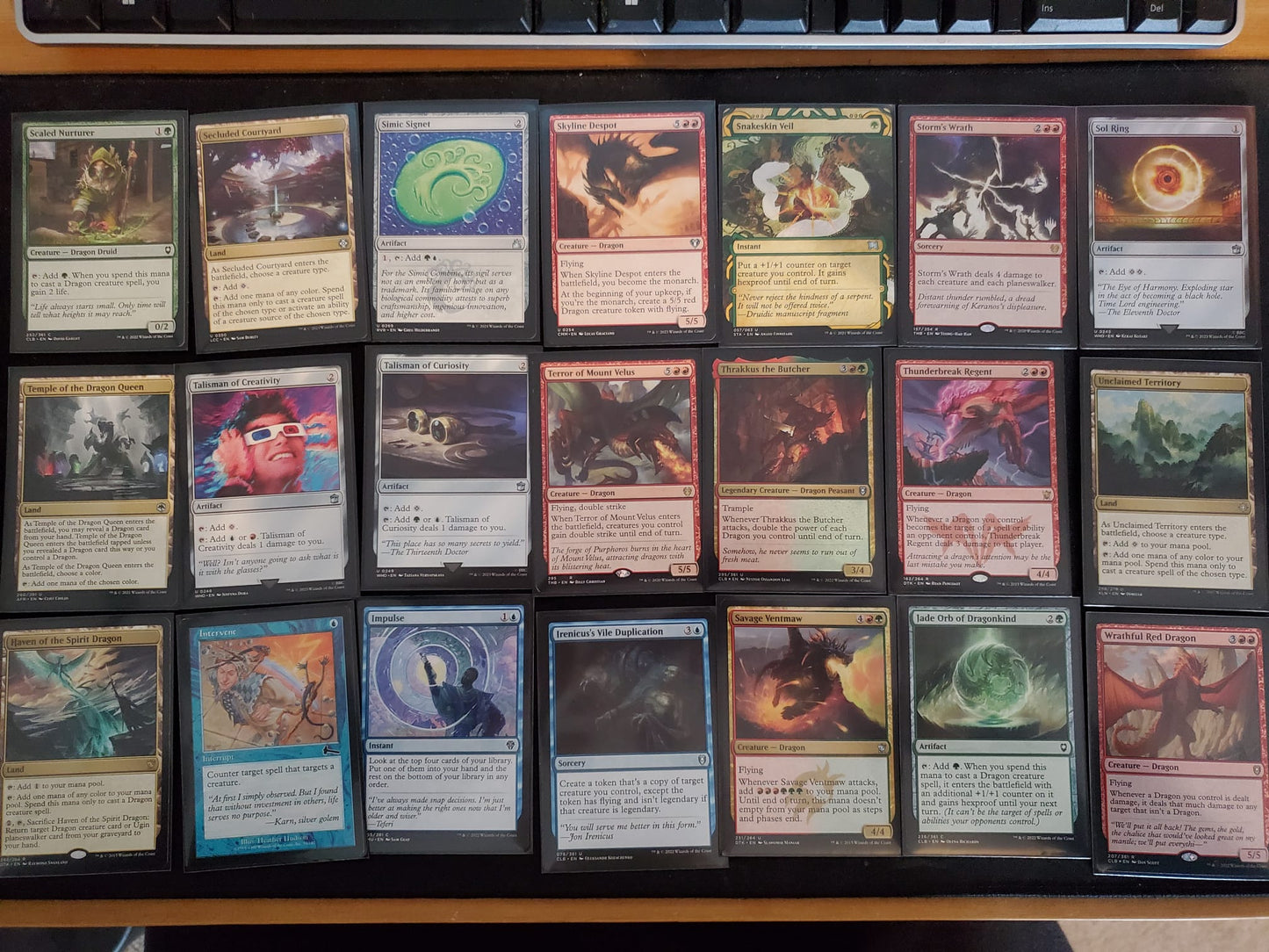 Dragon Copy Rampage - Miirym, Sentinel Wyrm - Custom EDH Commander Deck