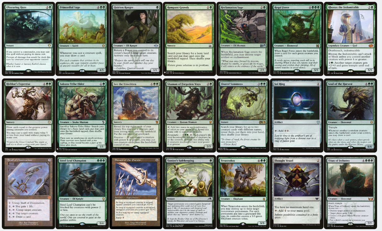Ramp & Big Creatures - Selvala, Heart of the Wilds - Custom Commander Deck