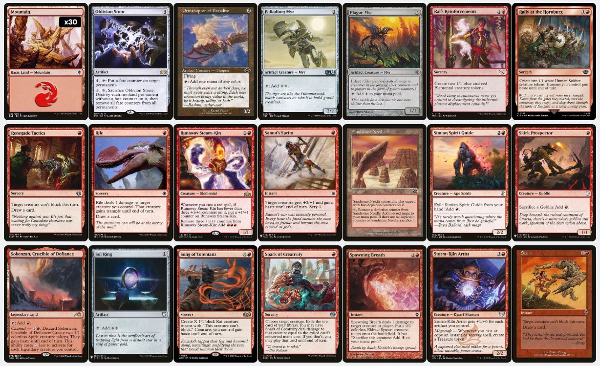 Spell Copying & Explosive Combos - Zada, Hedron Grinder - Custom Commander Deck