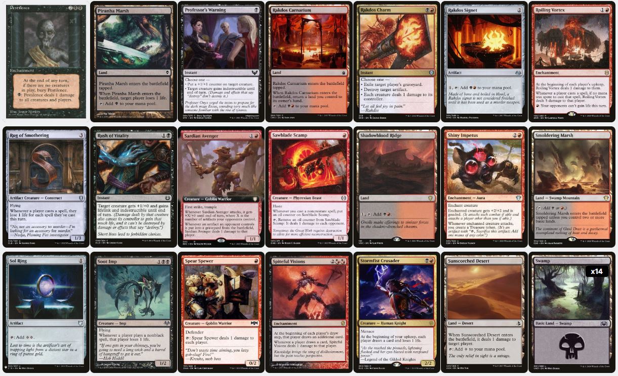 Ping & Punish - Ob Nixilis, Captive Kingpin - Custom Commander Deck