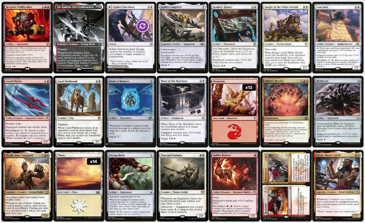 Nahiri, Forged in Fury - Custom Commander Deck
